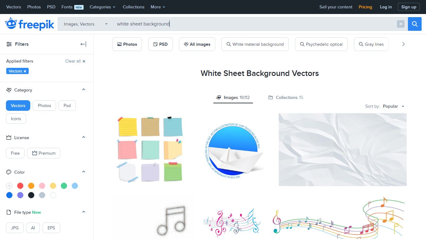 White sheet background Vectors & Illustrations for Free Download | Freepik